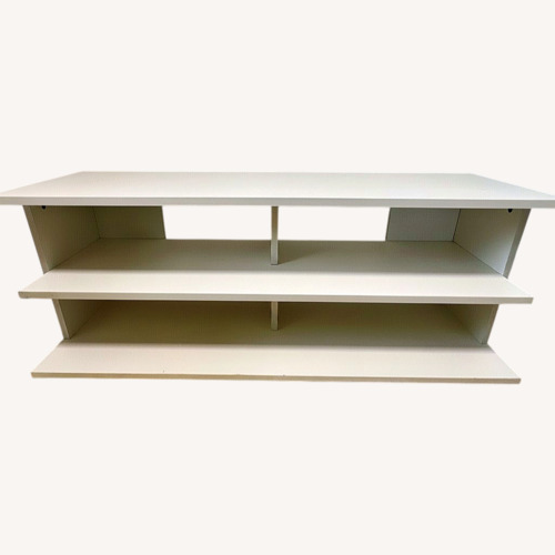 Used White Wood Media Storage for sale on AptDeco