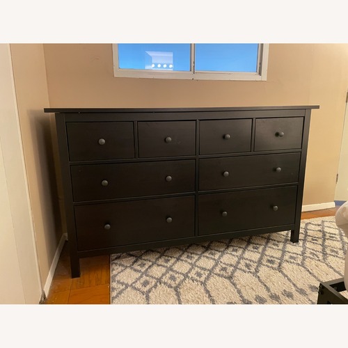 Used IKEA Hemnes Dark Brown Wood Dresser for sale on AptDeco