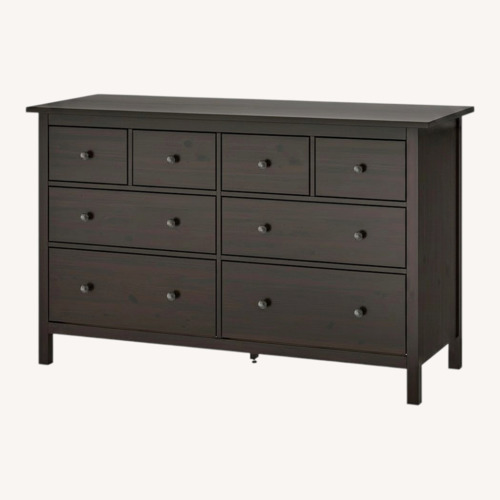 Used IKEA Hemnes Dark Brown Wood Dresser for sale on AptDeco