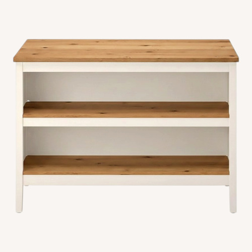 Used IKEA Tornviken White Kitchen Island for sale on AptDeco