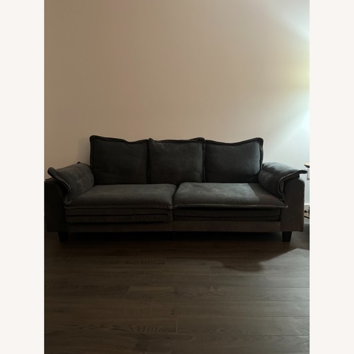 Used Dark Gray Fabric 2 Seater Sofa for sale on AptDeco