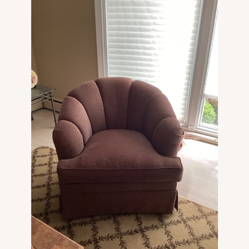 Used Fabric Pattern Accent Chair for sale on AptDeco