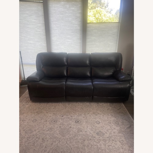 Used Dark Brown Leather 3+ Seater Sofas for sale on AptDeco
