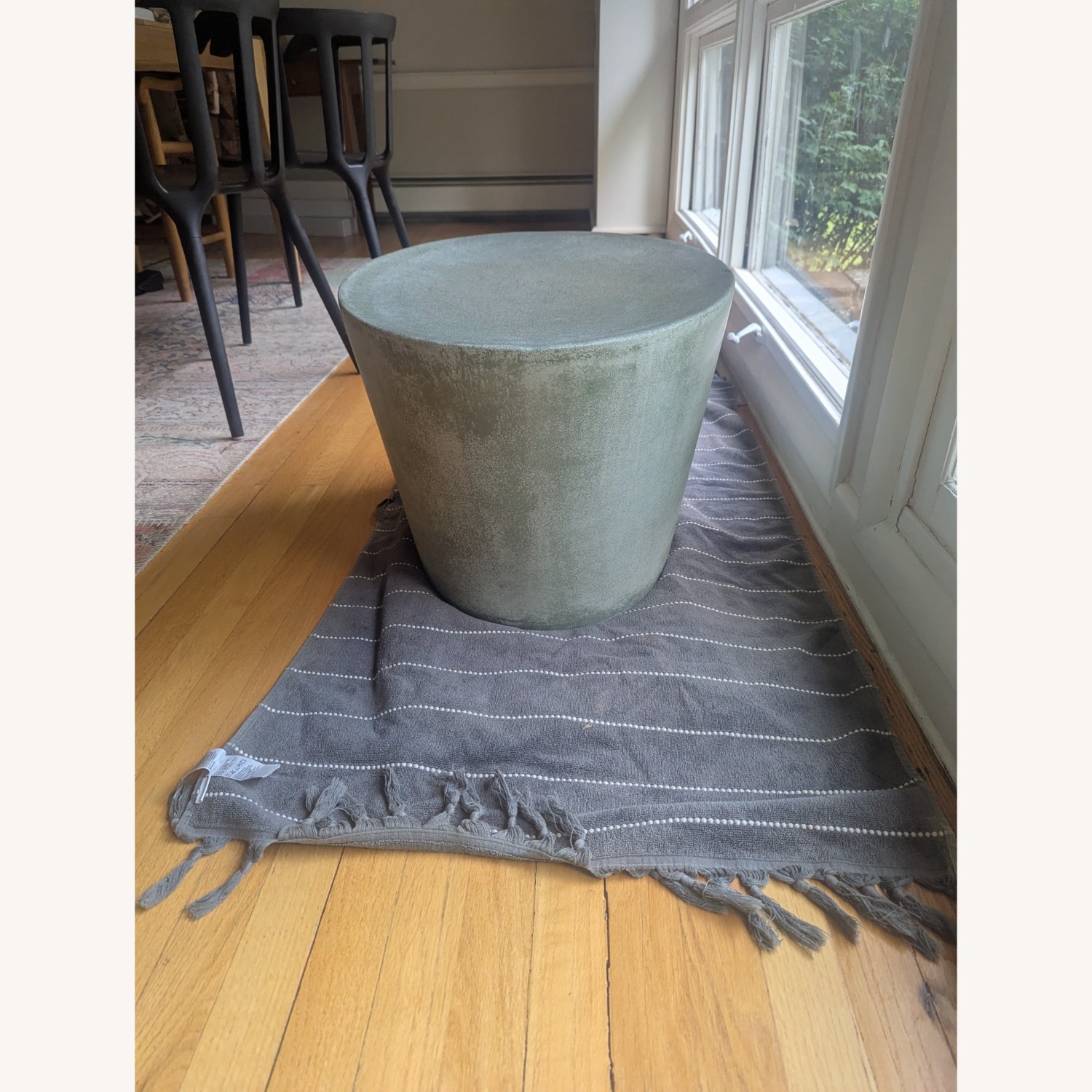 Knoll Maya Lin Slate Concrete Stool - image-5