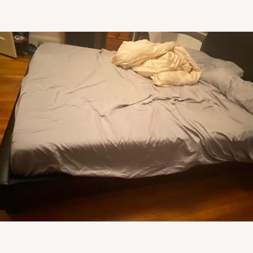 Used Leather Bed for sale on AptDeco