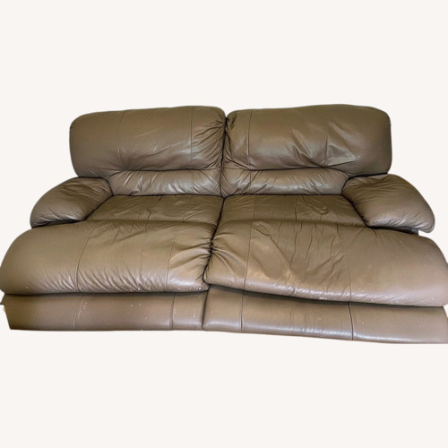 Used Leather Bed for sale on AptDeco