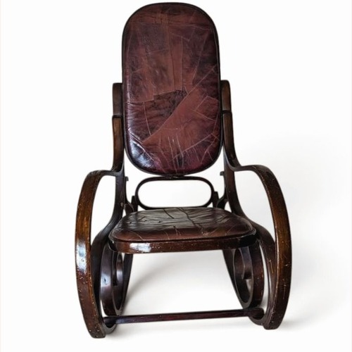 Used Vintage/Antique Dark Brown Leather Recliner for sale on AptDeco