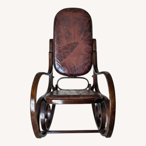 Used Vintage/Antique Dark Brown Leather Recliner for sale on AptDeco