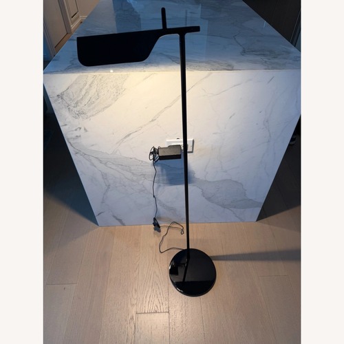Used Flos Tab F LED Floor Lamp in Glossy Black for sale on AptDeco