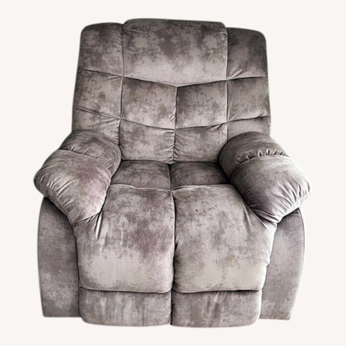 Used Light Gray Fabric Recliner for sale on AptDeco