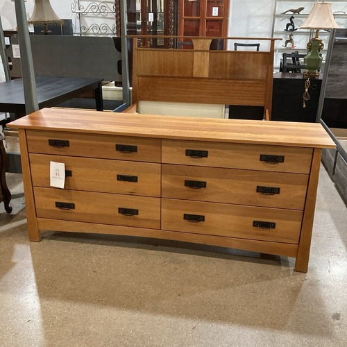 Used Amish Style 6 Drawer Dresser for sale on AptDeco