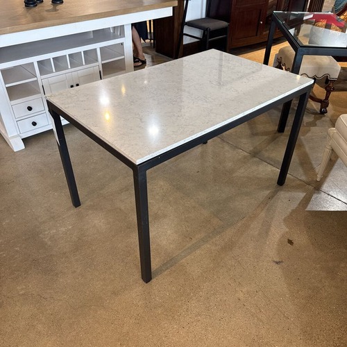 Used Modern Parson Marble Top Dining Table for sale on AptDeco