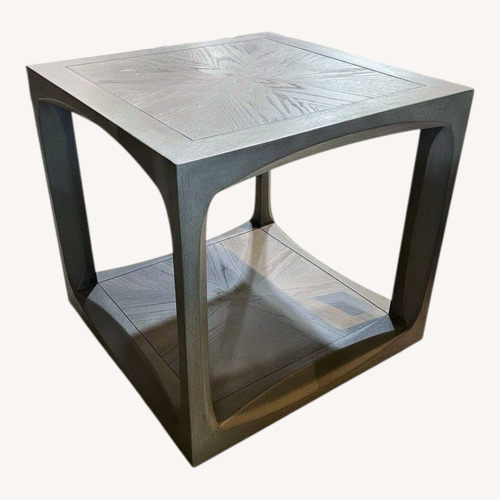 Used Appellation Wire Brushed Square Side Table for sale on AptDeco