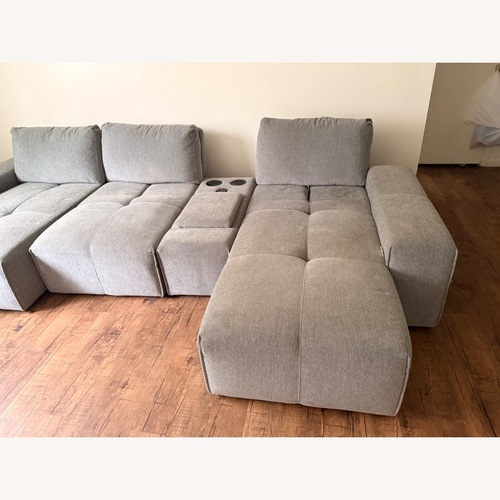 Used Rooms To Go Blue 3+ Seater Sofa for sale on AptDeco