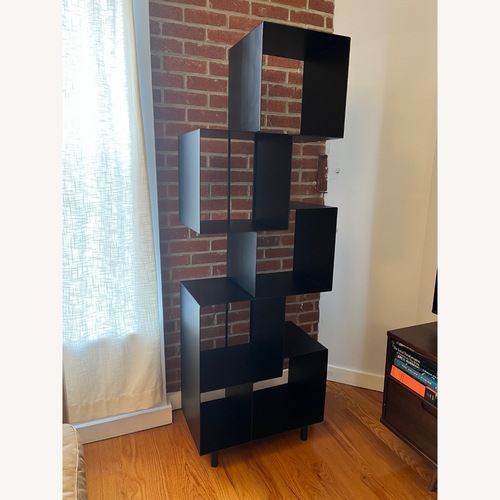 Used AM.PM Sappari Black Metal Bookcase for sale on AptDeco