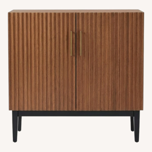 Used West Elm Low Reede Bar Cabinet  for sale on AptDeco