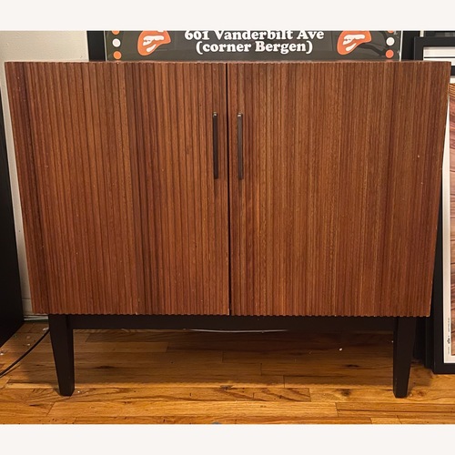 Used West Elm Low Reede Bar Cabinet  for sale on AptDeco