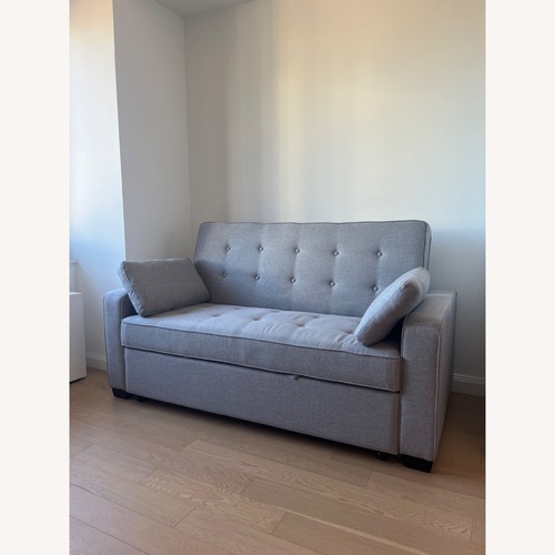 Used Serta Light Gray Sleeper Sofa for sale on AptDeco