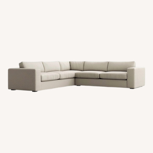 Used Crate & Barrel Oceanside 3-Piece L-Shaped Sectional Sofa for sale on AptDeco