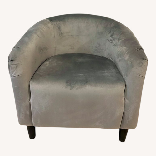 Used Light Gray Accent Chair for sale on AptDeco