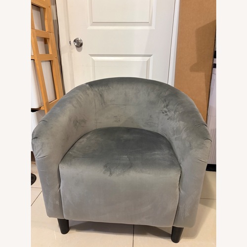 Used Light Gray Accent Chair for sale on AptDeco