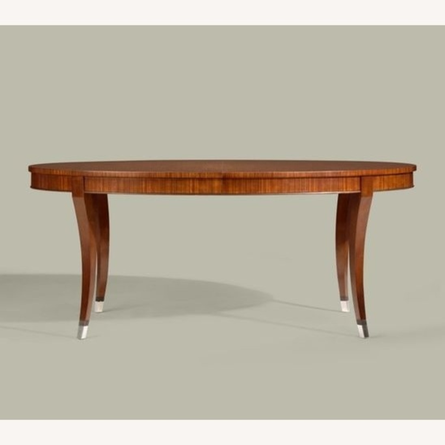 Ethan Allen Dark Brown Wood Dining Table - image-5