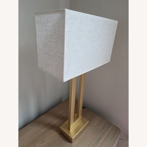 Used Sealle Beige/Gold Dimmable Lamps for sale on AptDeco