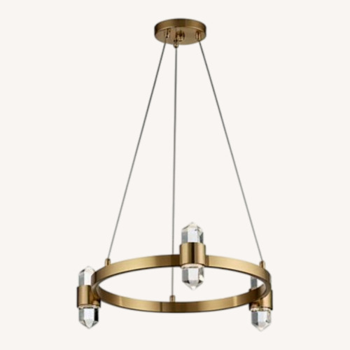 Used Kichler Metal Ceiling Chandelier Pendant for sale on AptDeco