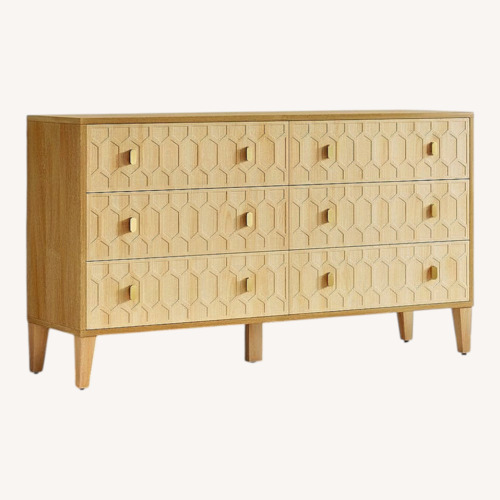 Used Wayfair Light Brown Wood Dresser for sale on AptDeco