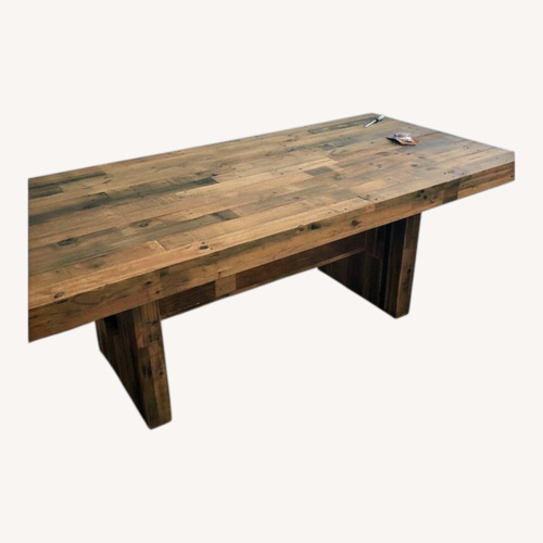 Used Natural Wood Dining Table for sale on AptDeco
