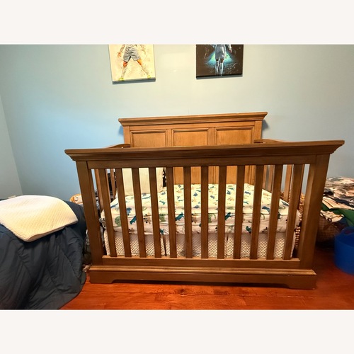 Used Westwood Design Hanley Convertible Crib- Cashew for sale on AptDeco