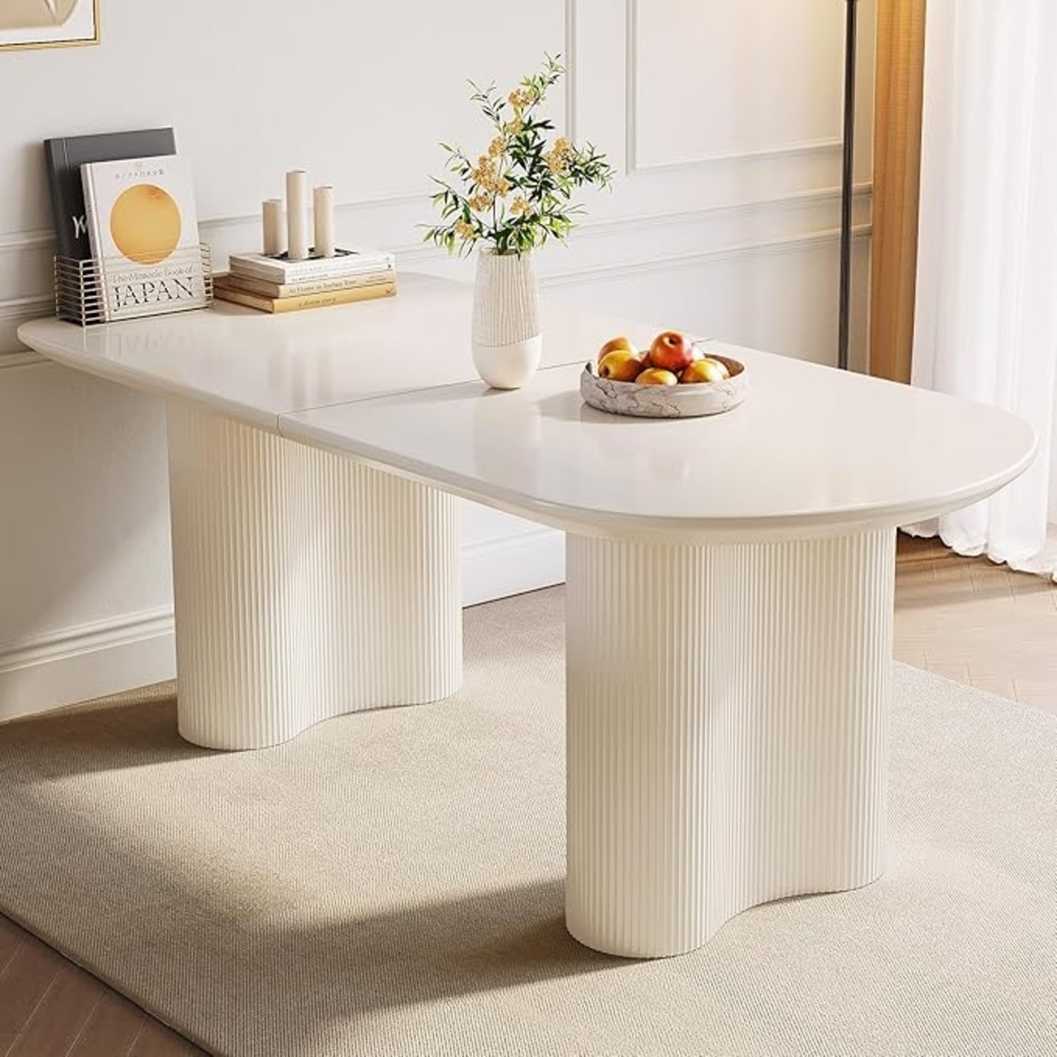 Grace Nook White Dining Table - image-6