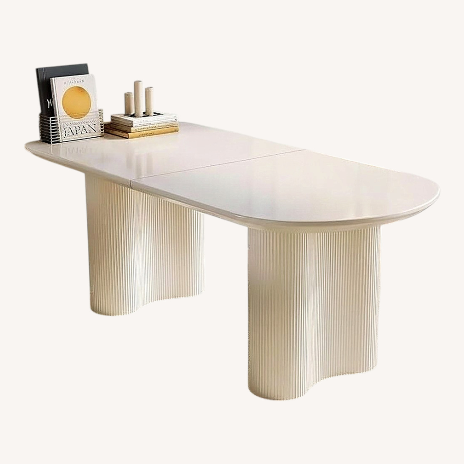 Grace Nook White Dining Table - image-0