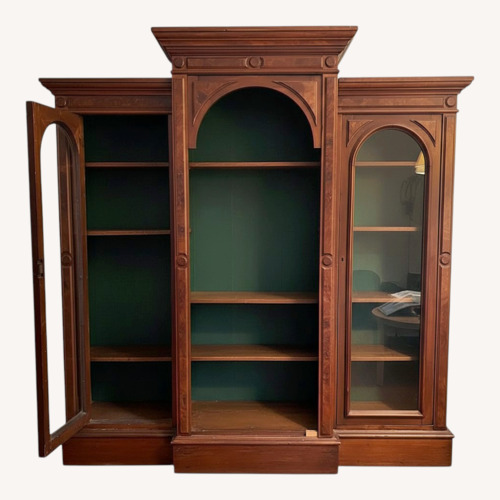 Used Vintage Sectional Bookcase with Glass Front Doors for sale on AptDeco