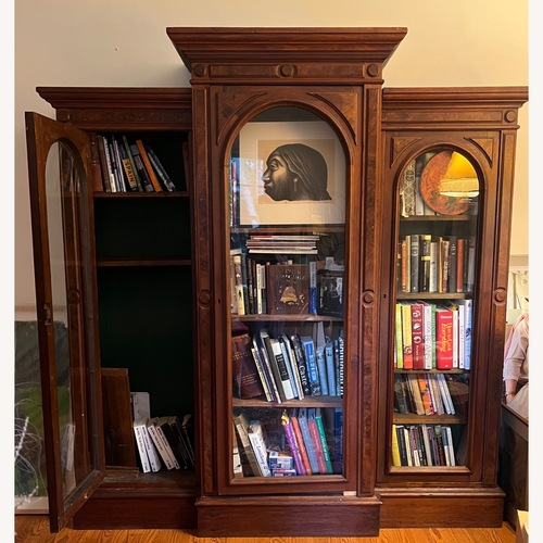 Used Vintage Sectional Bookcase with Glass Front Doors for sale on AptDeco