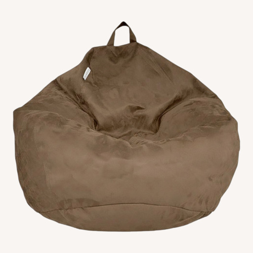 Used Amazon Two Olive Green Beanbag Chairs for sale on AptDeco