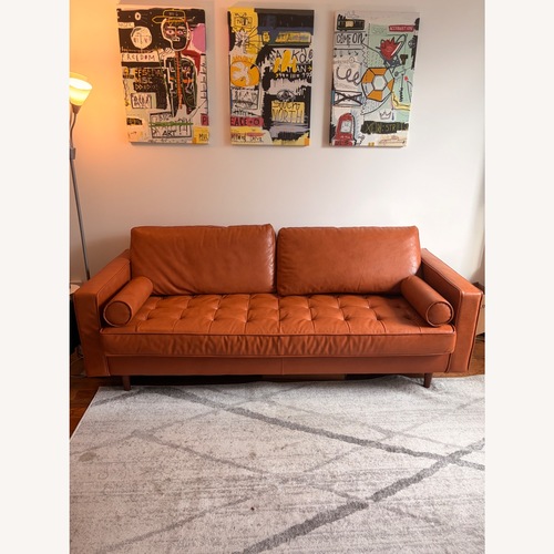 Used Leather Sofa Couch for sale on AptDeco