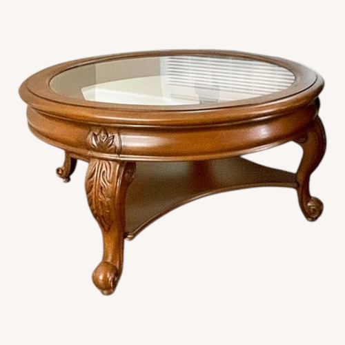 Used Vintage/Antique Dark Brown Coffee Table for sale on AptDeco