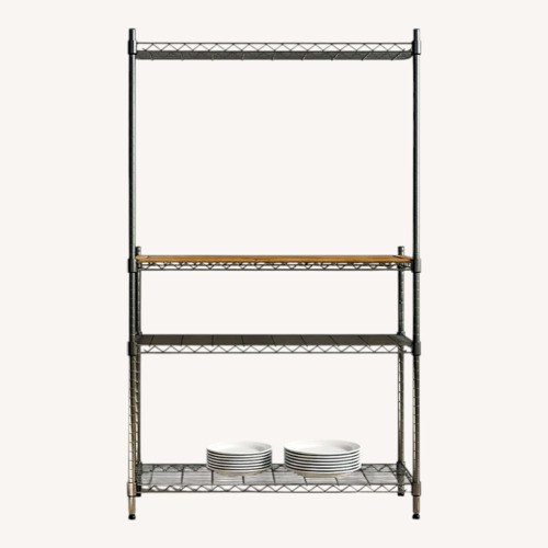 Used Wayfair Shepha 36'' Chrome Baker’s Rack for sale on AptDeco