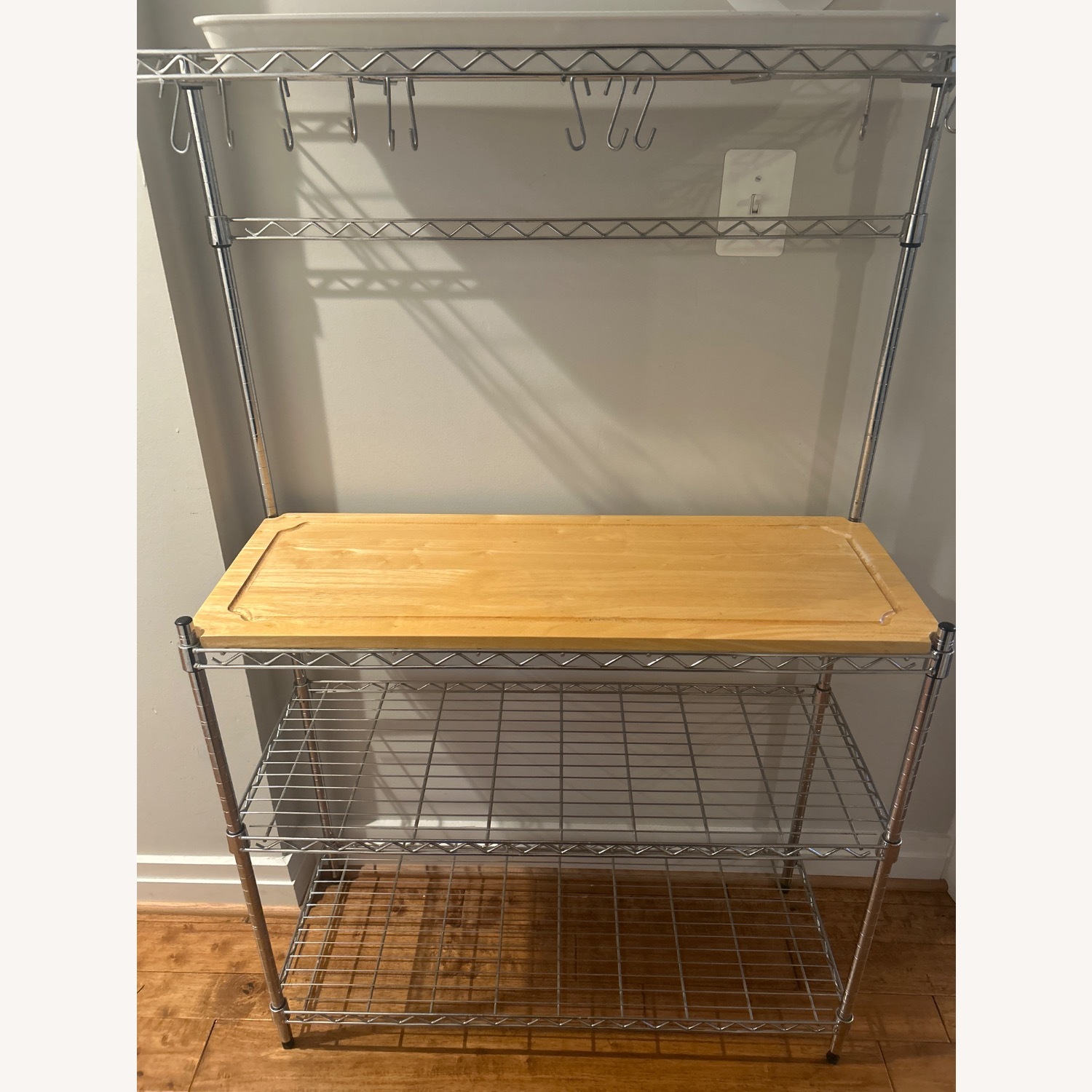 Wayfair Shepha 36'' Chrome Baker’s Rack  - image-1