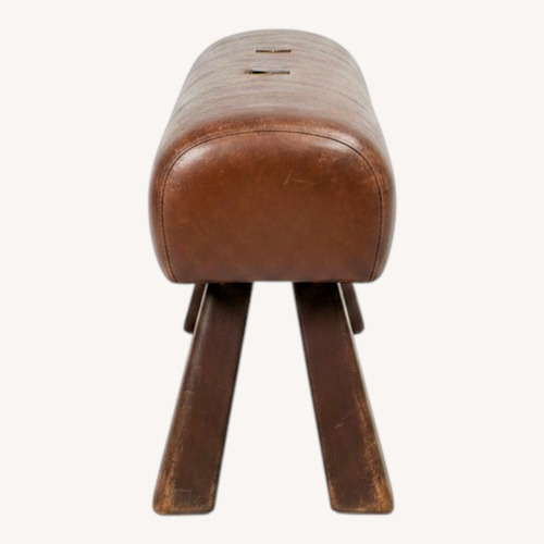 Used Vintage Leather Gymnasium Pommel Horse for sale on AptDeco