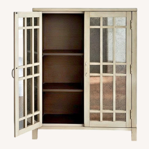 Used Pottery Barn Vintage-Style Liquor Cabinet for sale on AptDeco