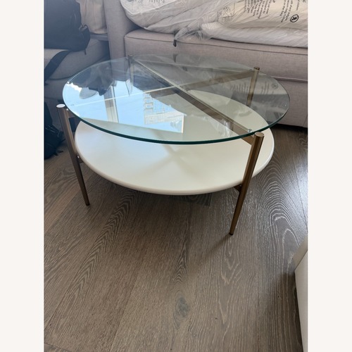 Used West Elm Metal Coffee Table for sale on AptDeco