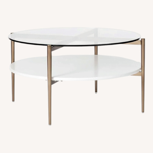 Used West Elm Metal Coffee Table for sale on AptDeco