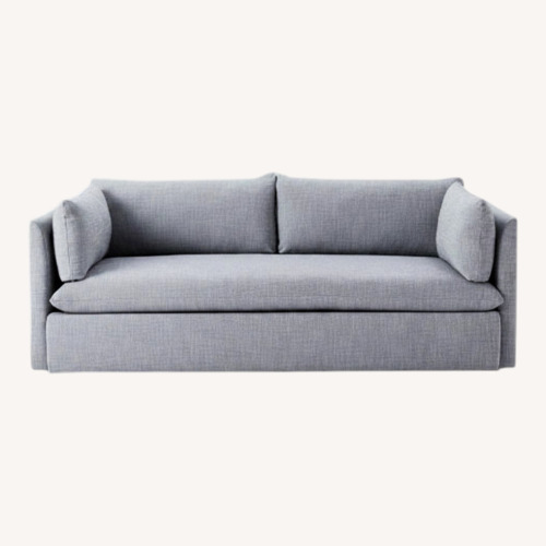 Used West Elm Shelter Light Gray Fabric Sleeper Sofa - Queen for sale on AptDeco