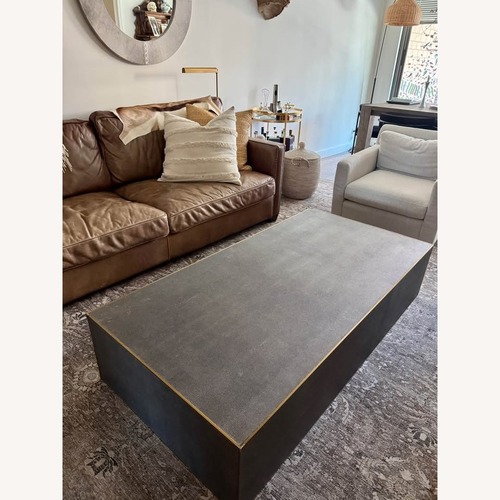 Used Restoration Hardware Shagreen Coffee Table for sale on AptDeco
