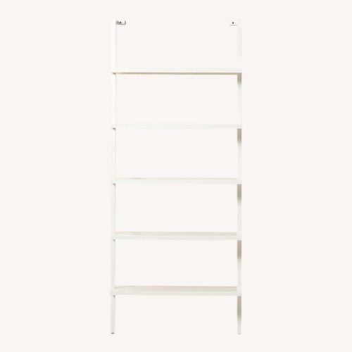 Used CB2 Stairway 72.5" White Metal Wall Mount Bookcase for sale on AptDeco