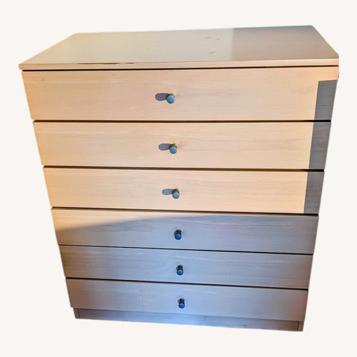 Used 6 Chest Natural Wood Dresser for sale on AptDeco