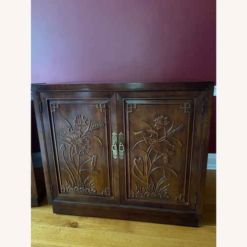 Used Henredon Folio 16 Series Dark Brown Wood Sideboard for sale on AptDeco
