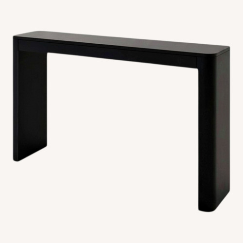 Used Plank + Beam Black Contour Console Table - 56" for sale on AptDeco